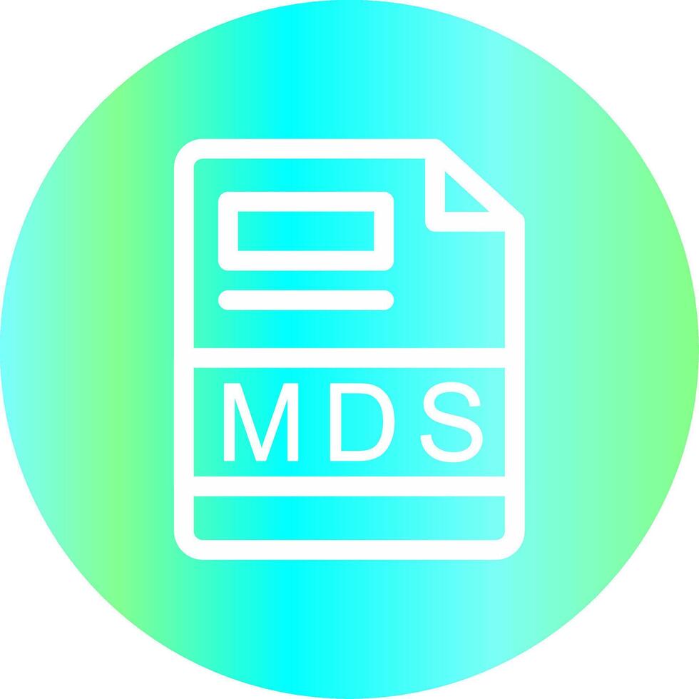 MDS Creative Icon Design vector
