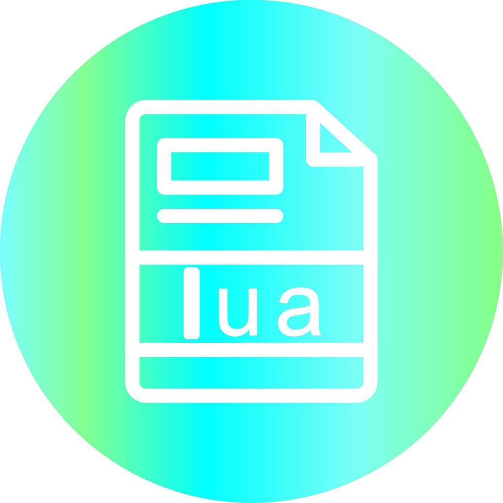 lua Creative Icon Design vector