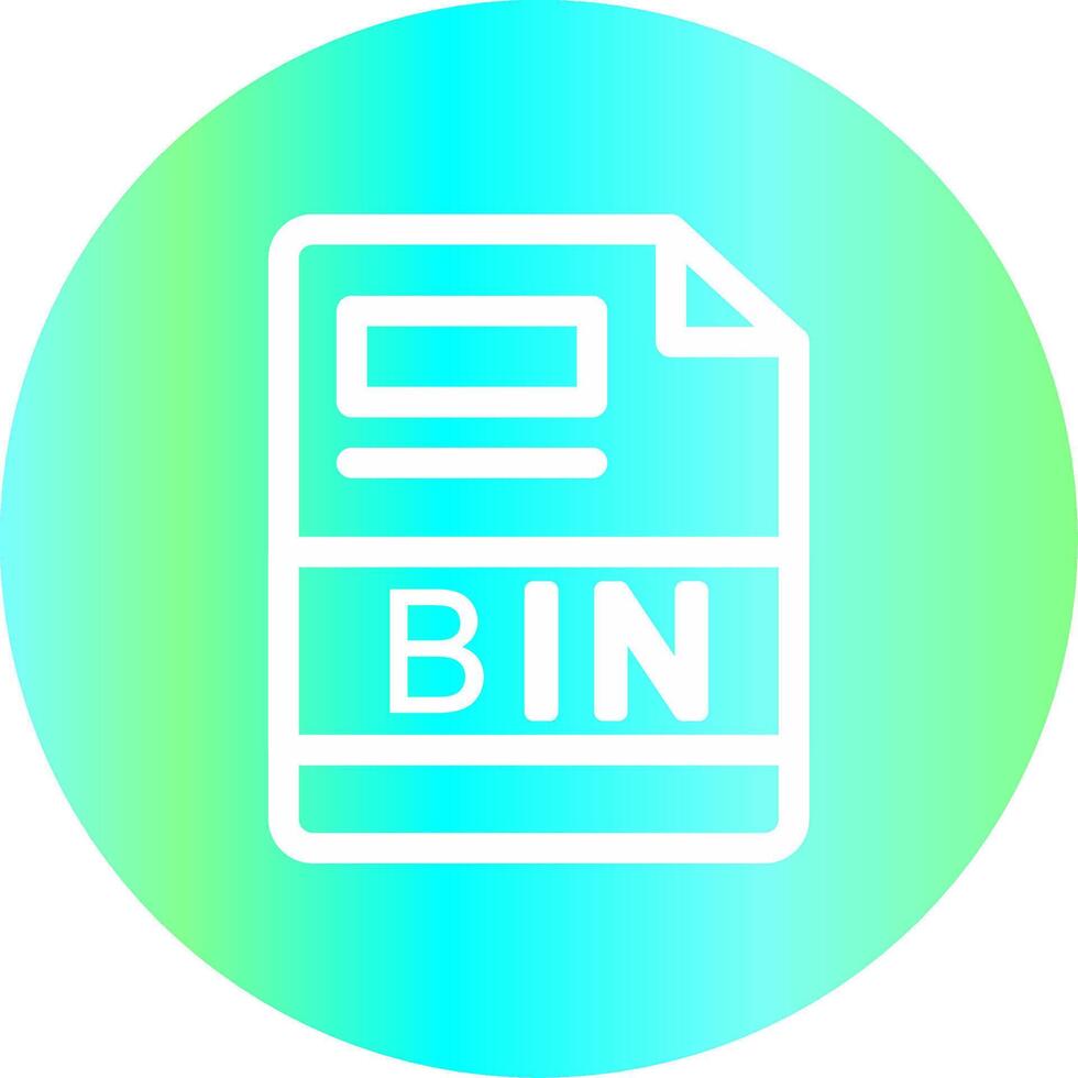 BIN Creative Icon Design vector