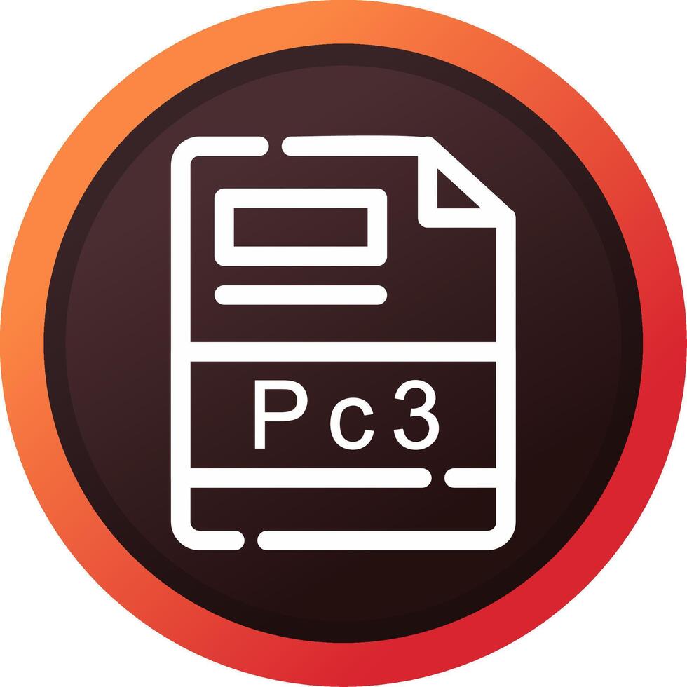 PC3 Creative Icon Design vector