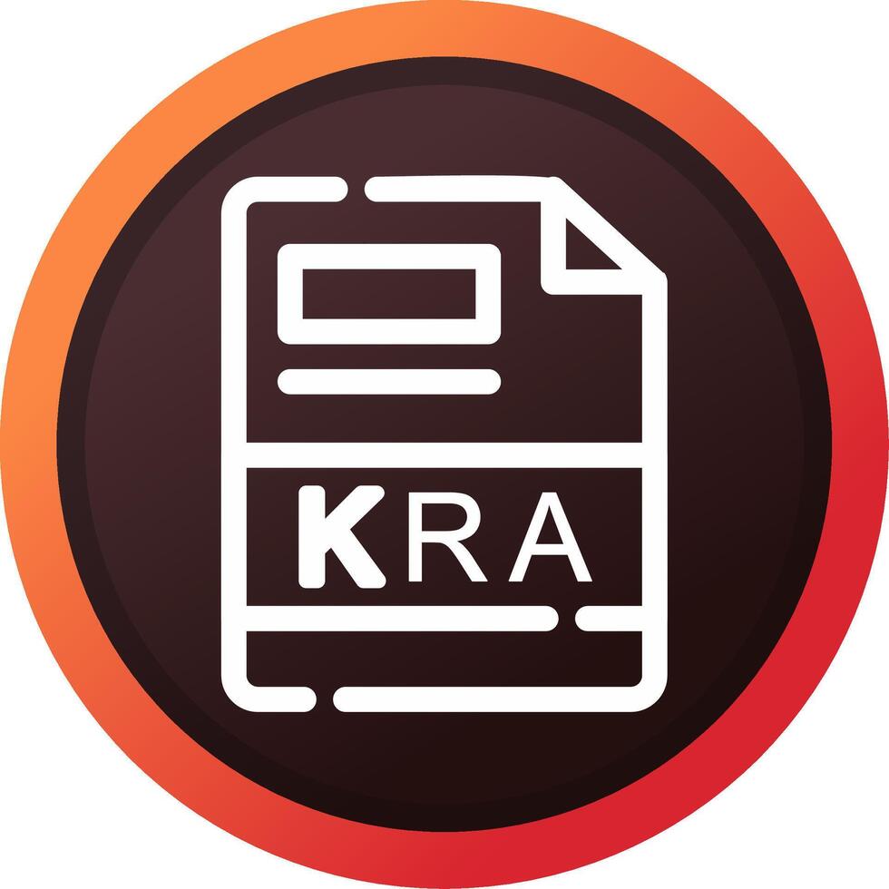 KRA Creative Icon Design vector