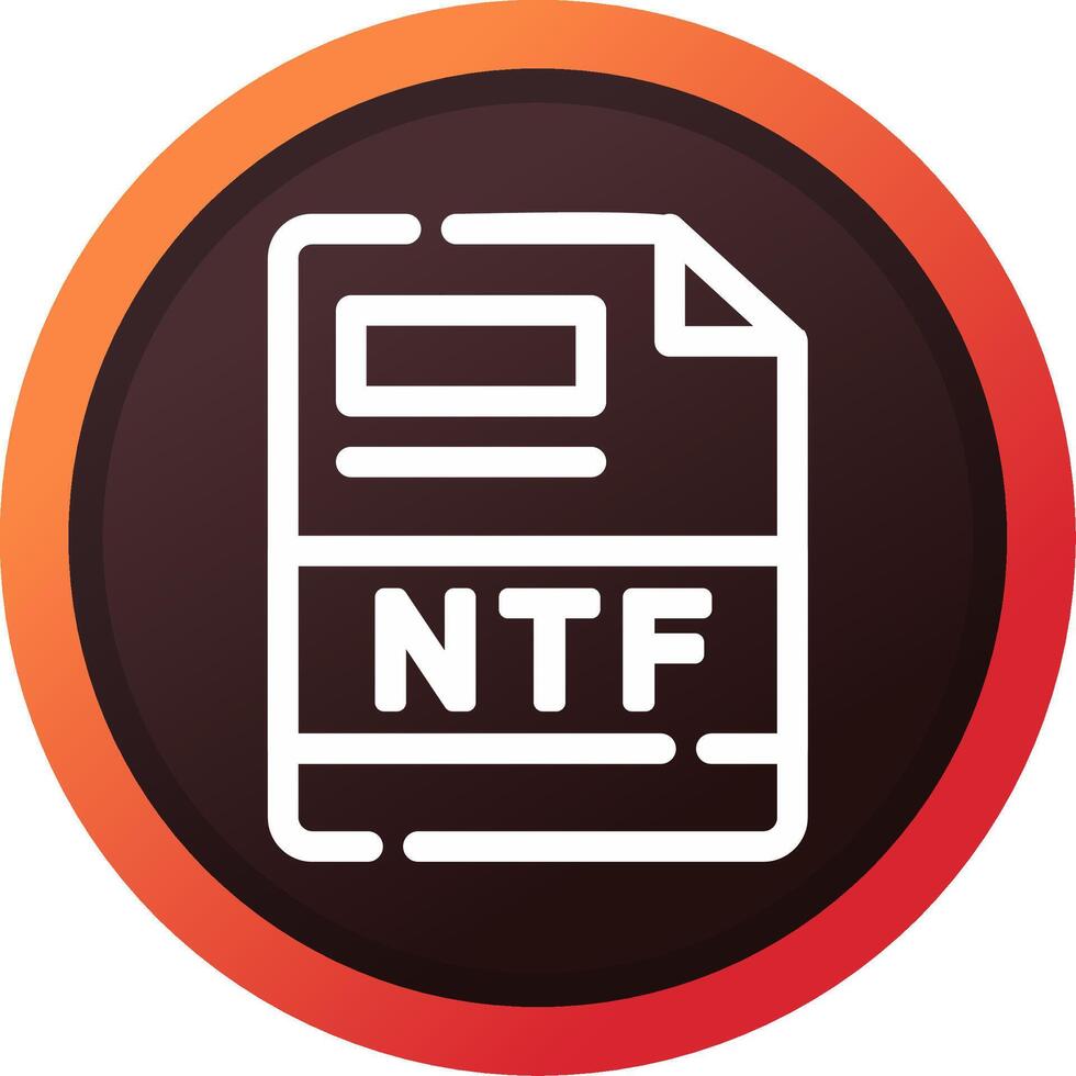 NTF Creative Icon Design vector