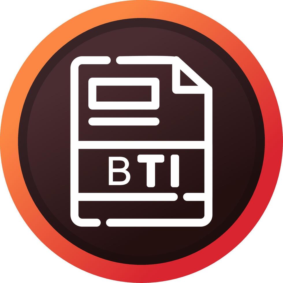 BTI Creative Icon Design vector