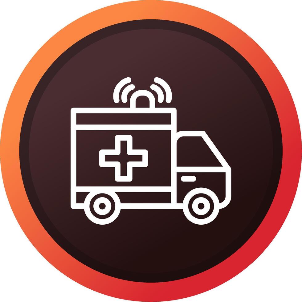 diseño de icono creativo de ambulancia vector