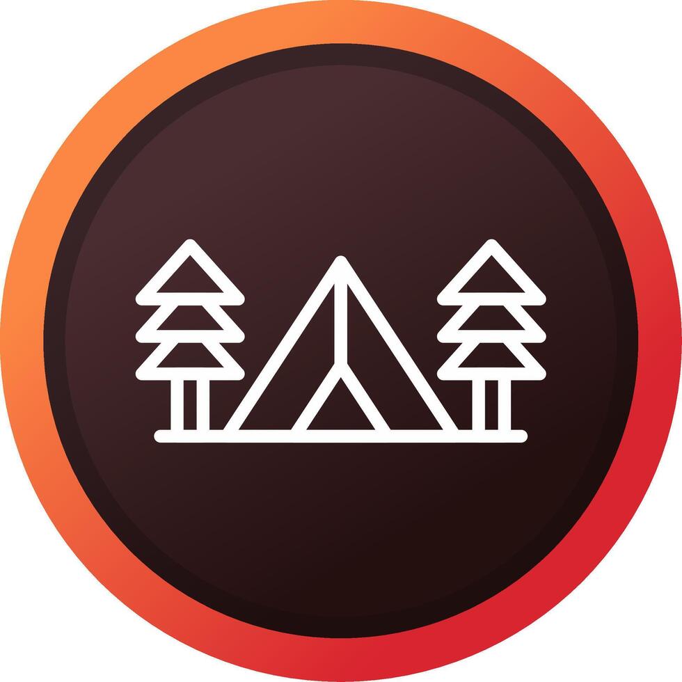 Tent Creative Icon Design vector