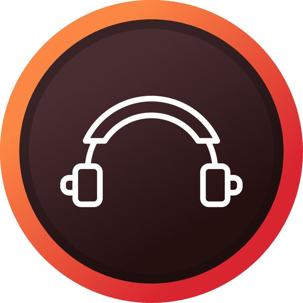 Headphone Creative Icon Design vector