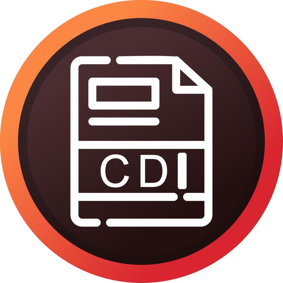 CDI Creative Icon Design vector