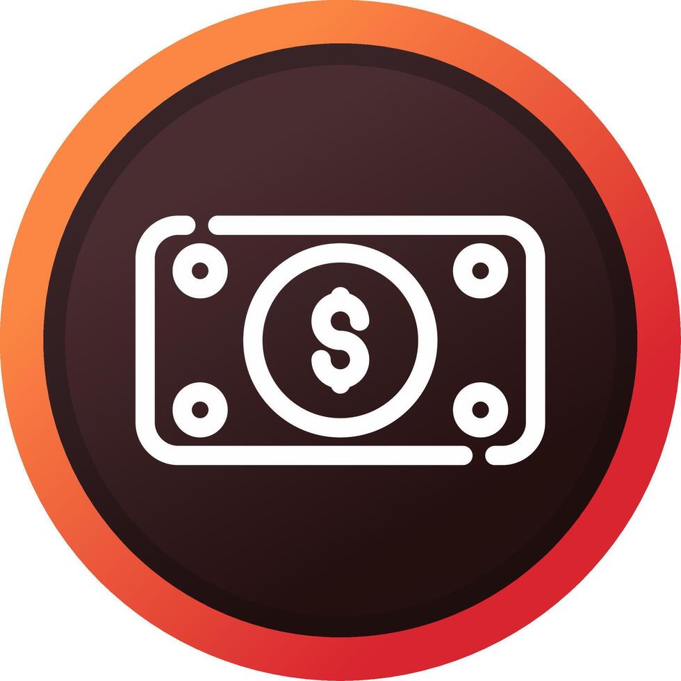 Money Bill Wave Creative Icon Design vector