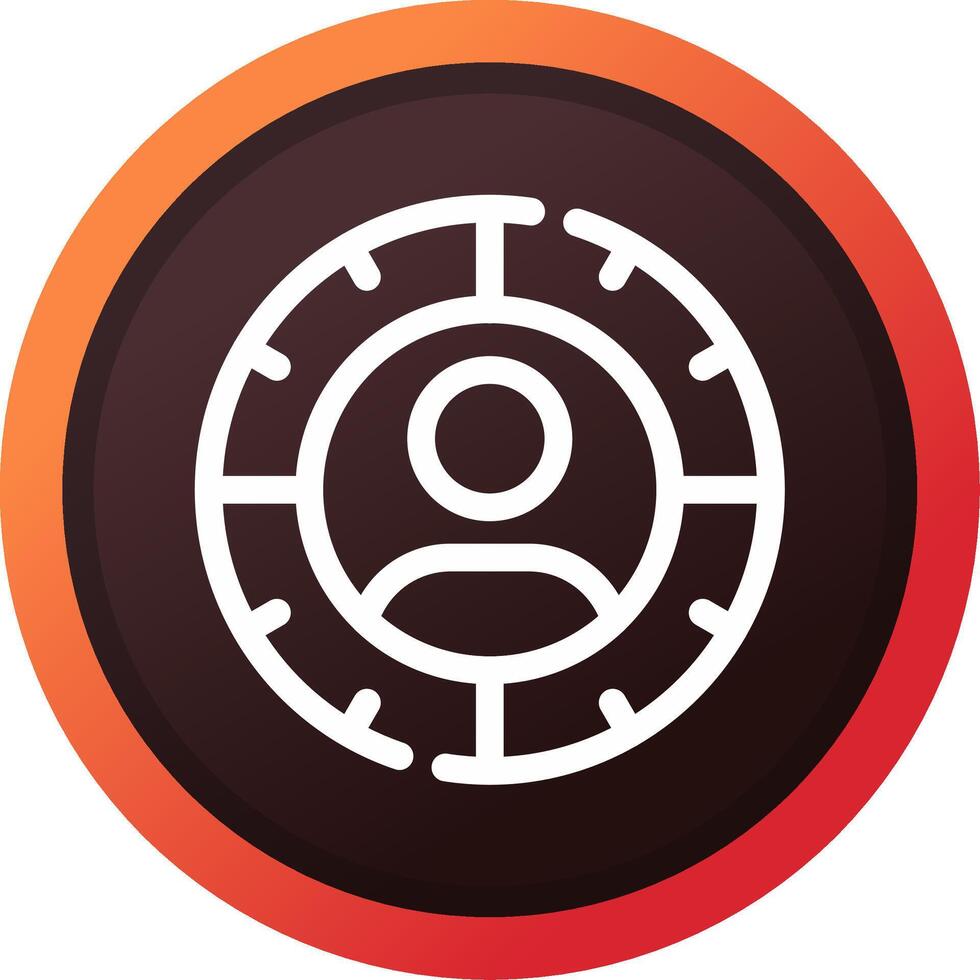 Target Audience Creative Icon Design vector
