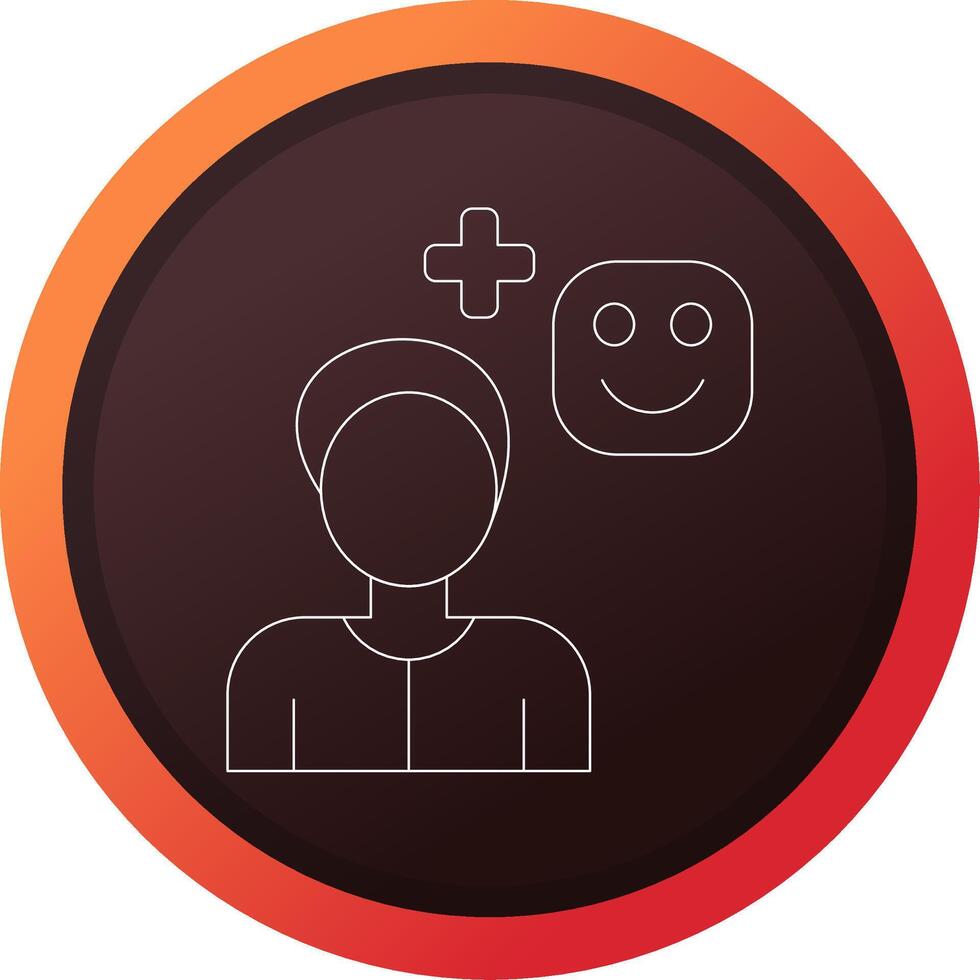 Positive Emotion Creative Icon Design vector