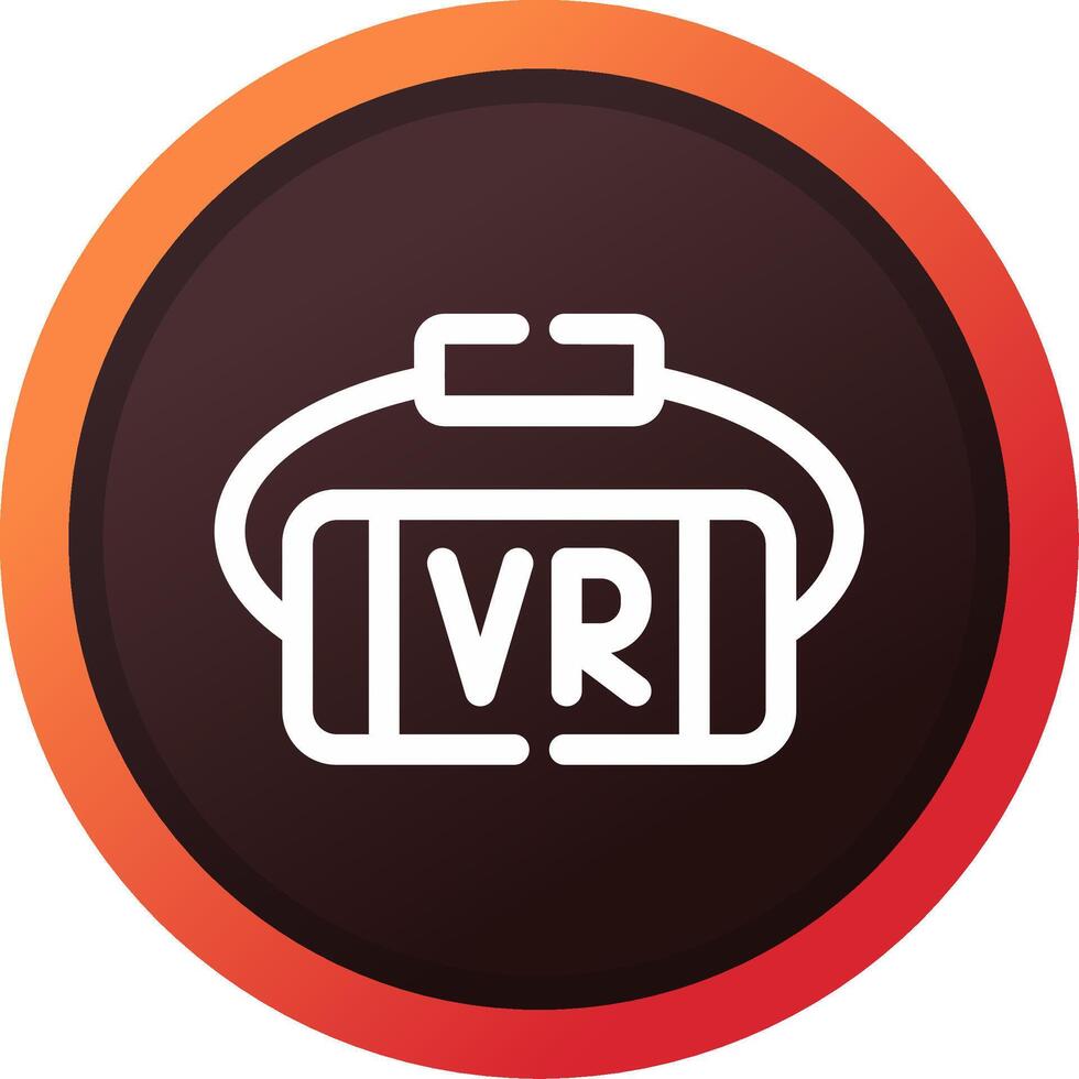 VR Glasses Creative Icon Design vector