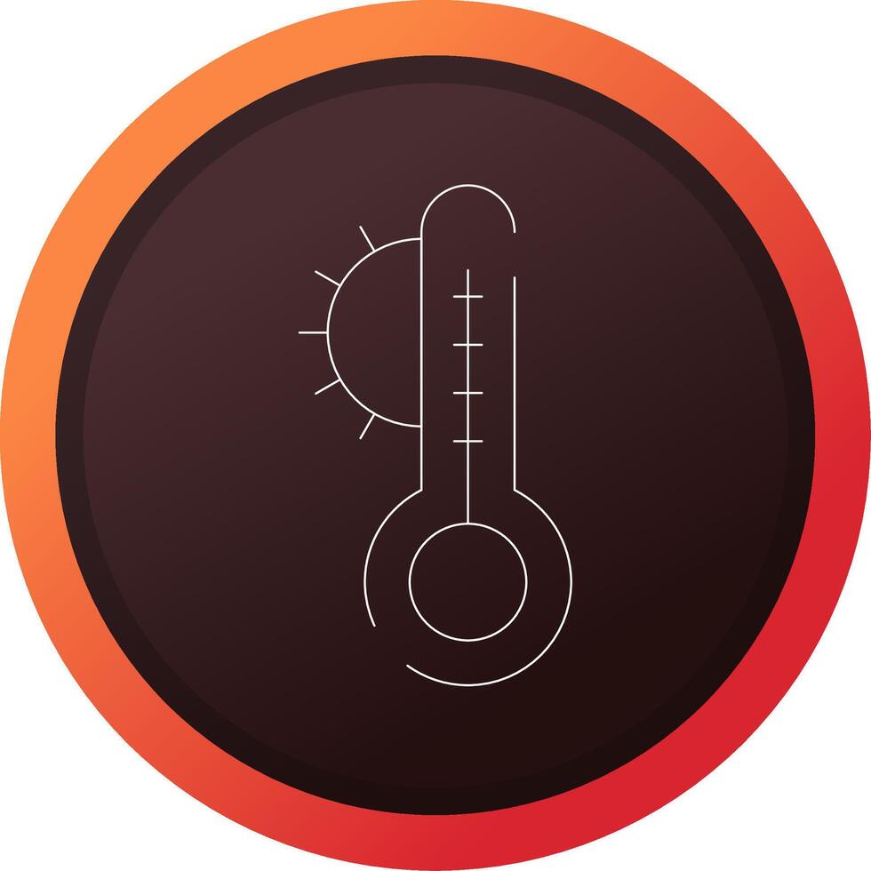 diseño de icono creativo de temperatura vector