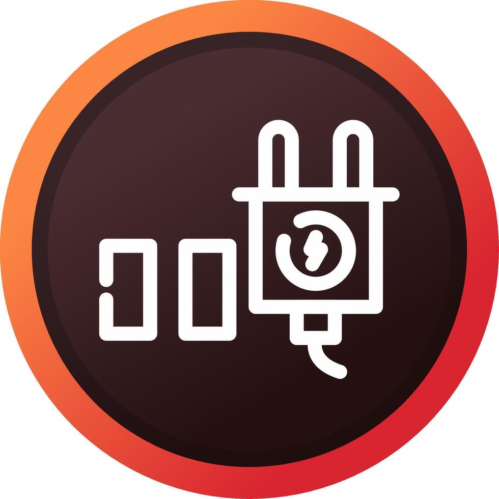 Line Brown Gradient Design vector