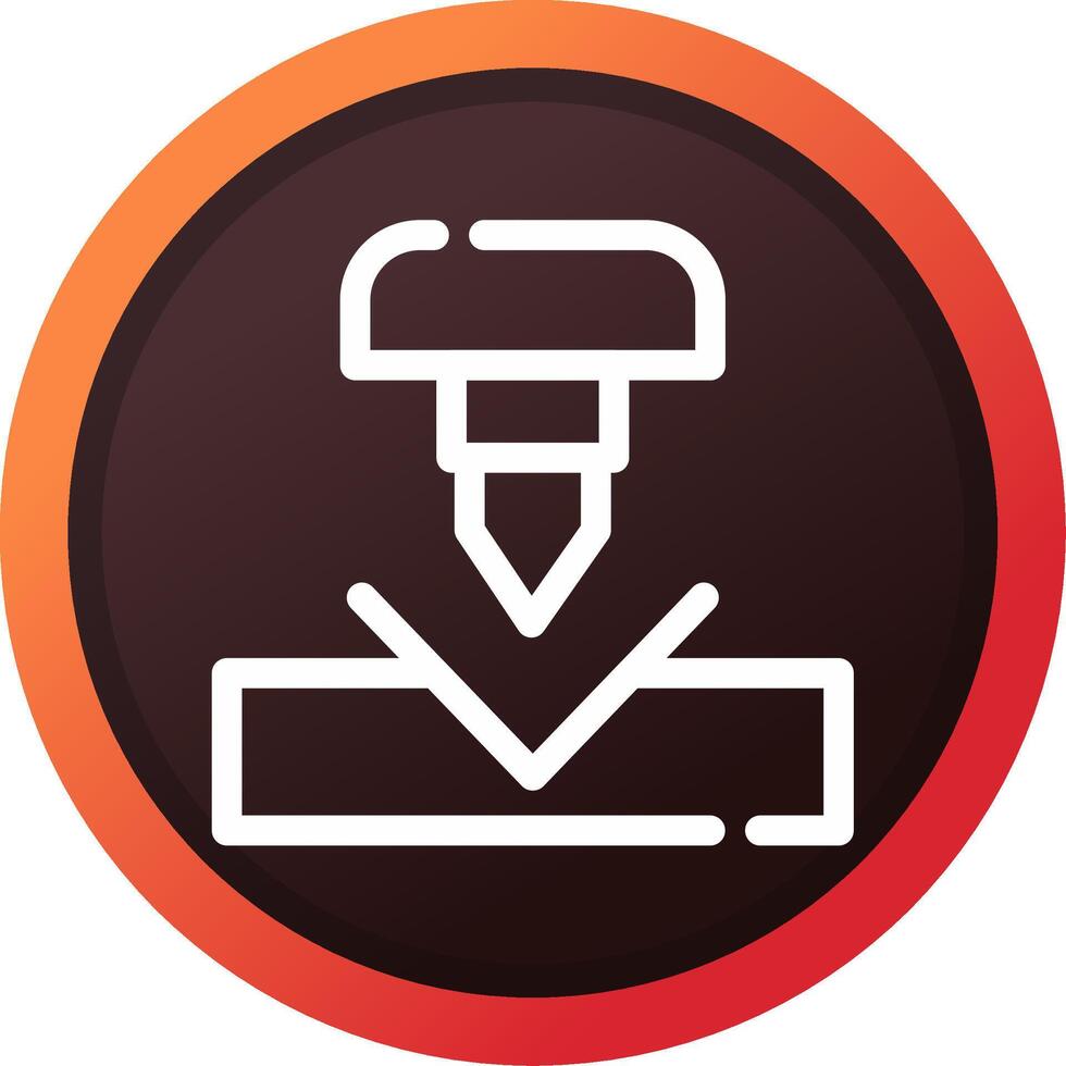 Bending Creative Icon Design vector
