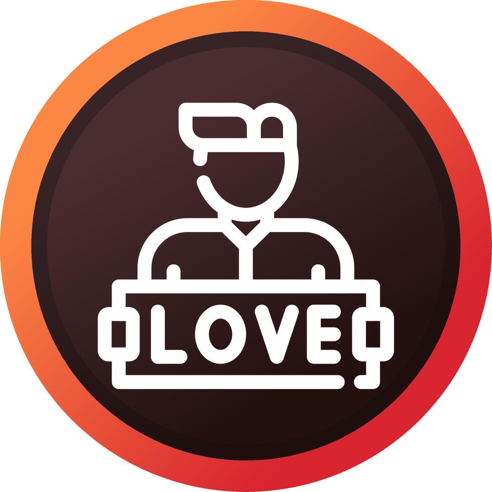 diseño de icono creativo de amor vector