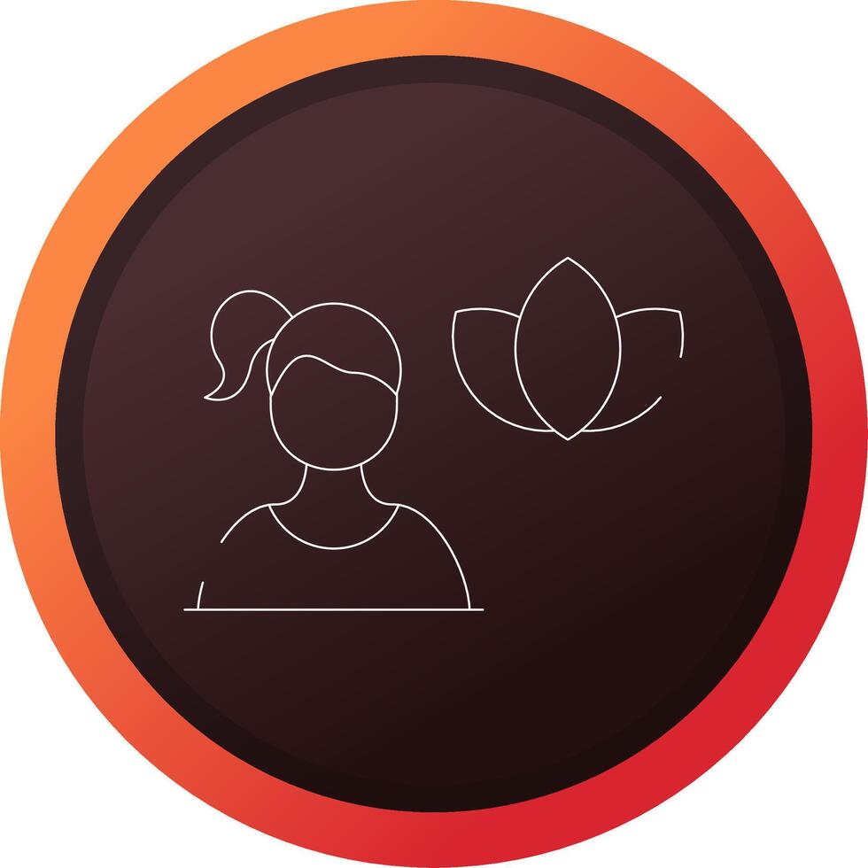Meditation Creative Icon Design vector