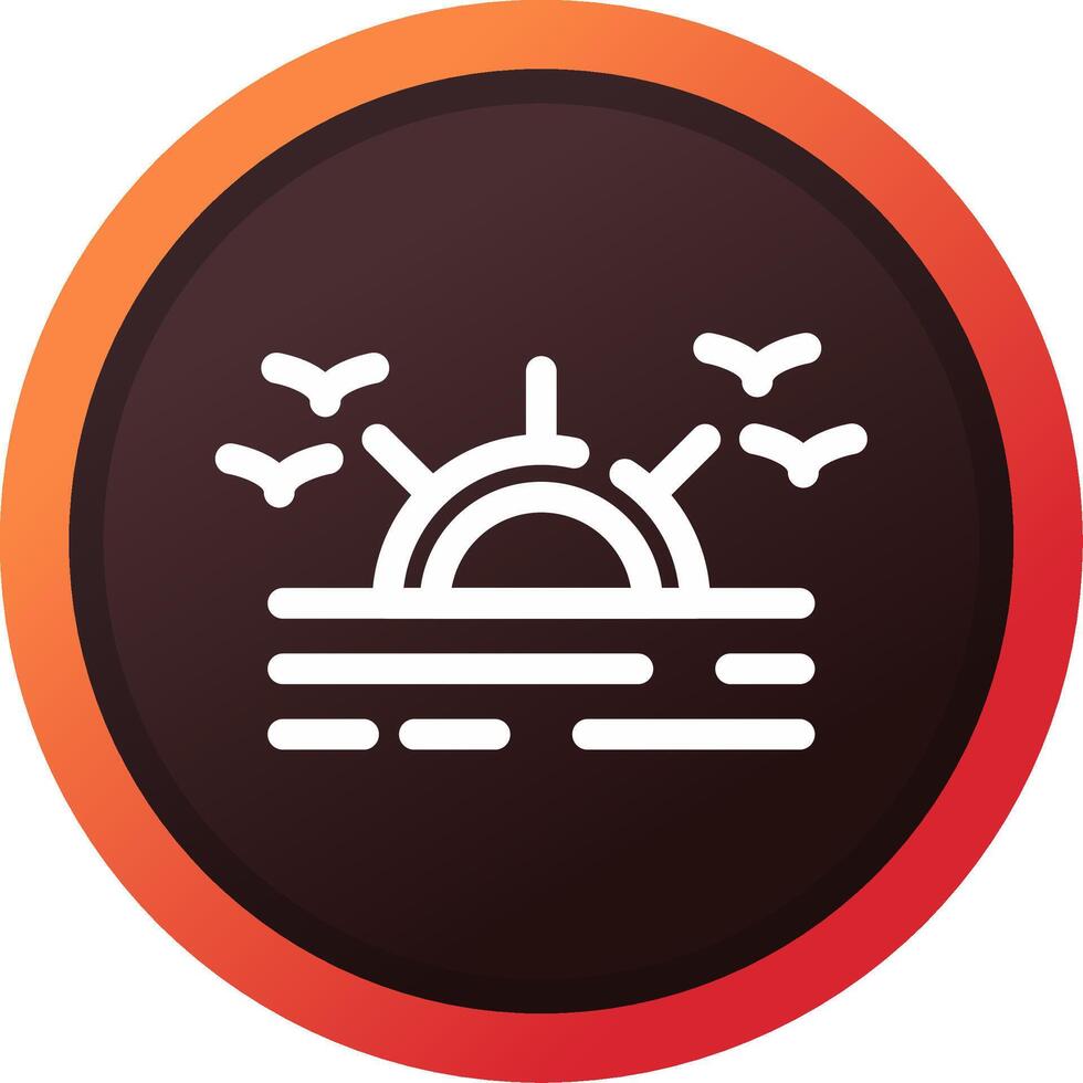 Sunrise Creative Icon Design vector