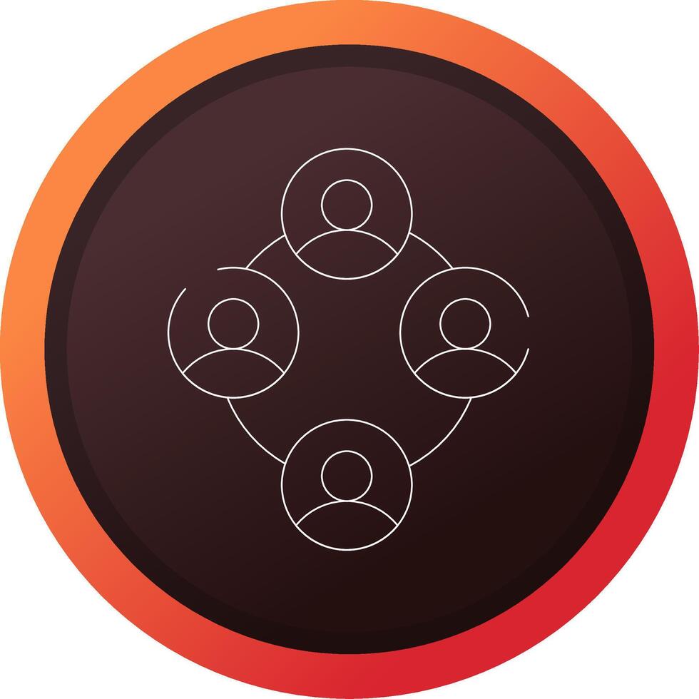 Networking with People Creative Icon Design vector