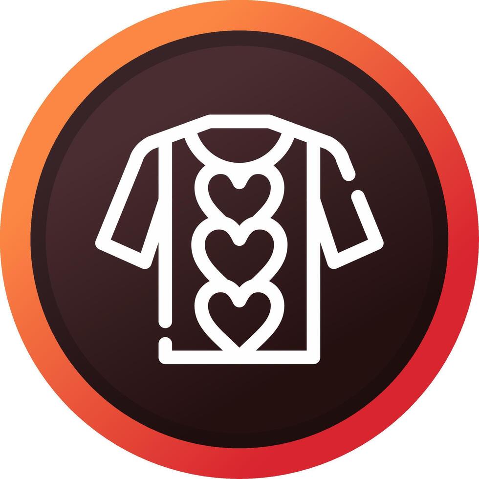 Shirt Creative Icon Design vector