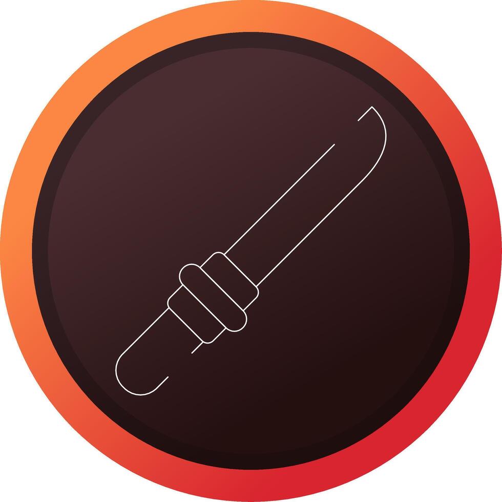 diseño de icono creativo de cuchillo vector