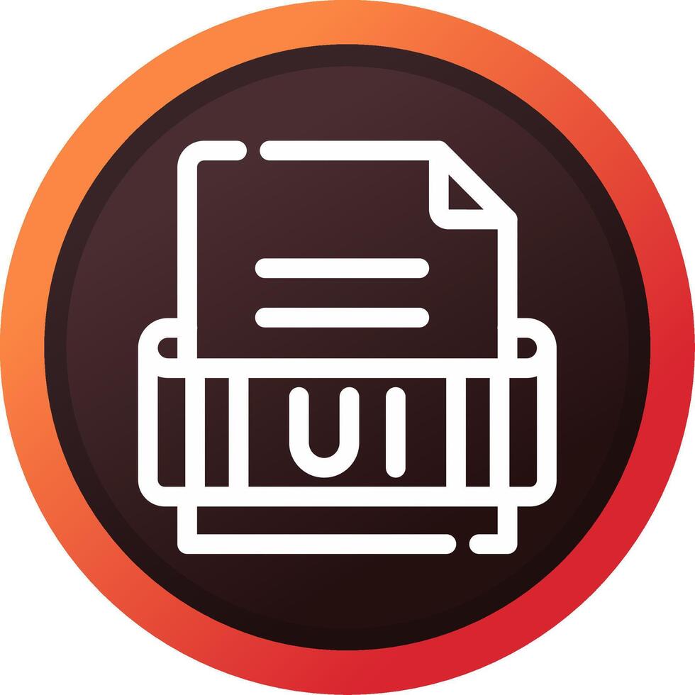 Ui Format Creative Icon Design vector