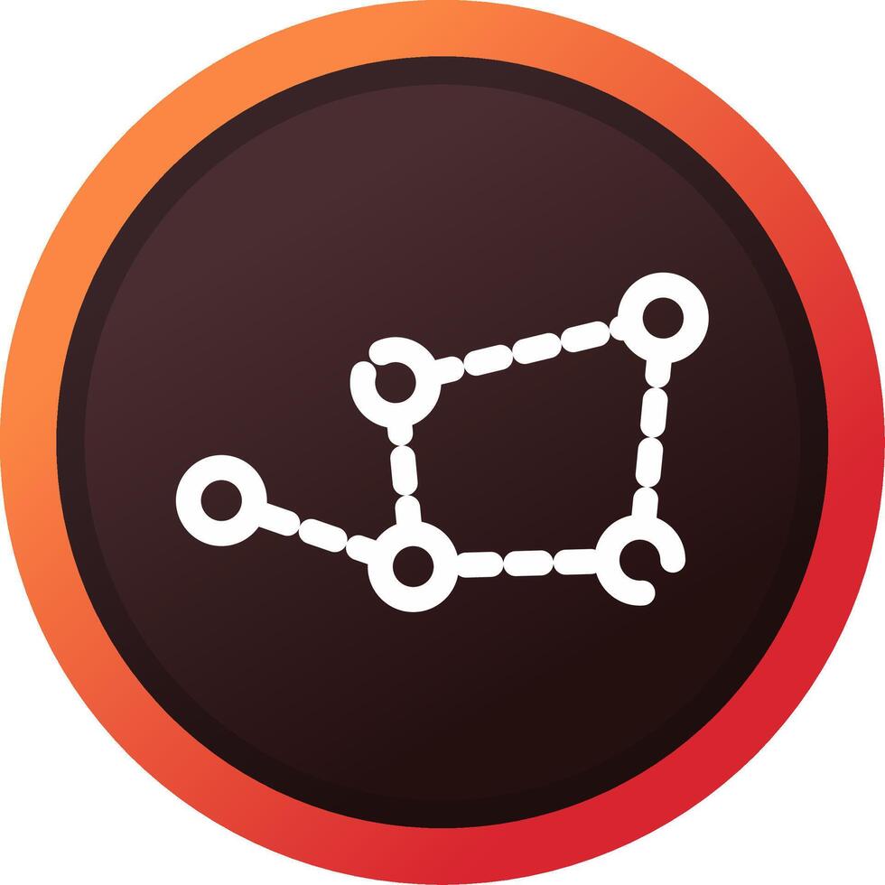 Big Dipper Creative Icon Design vector
