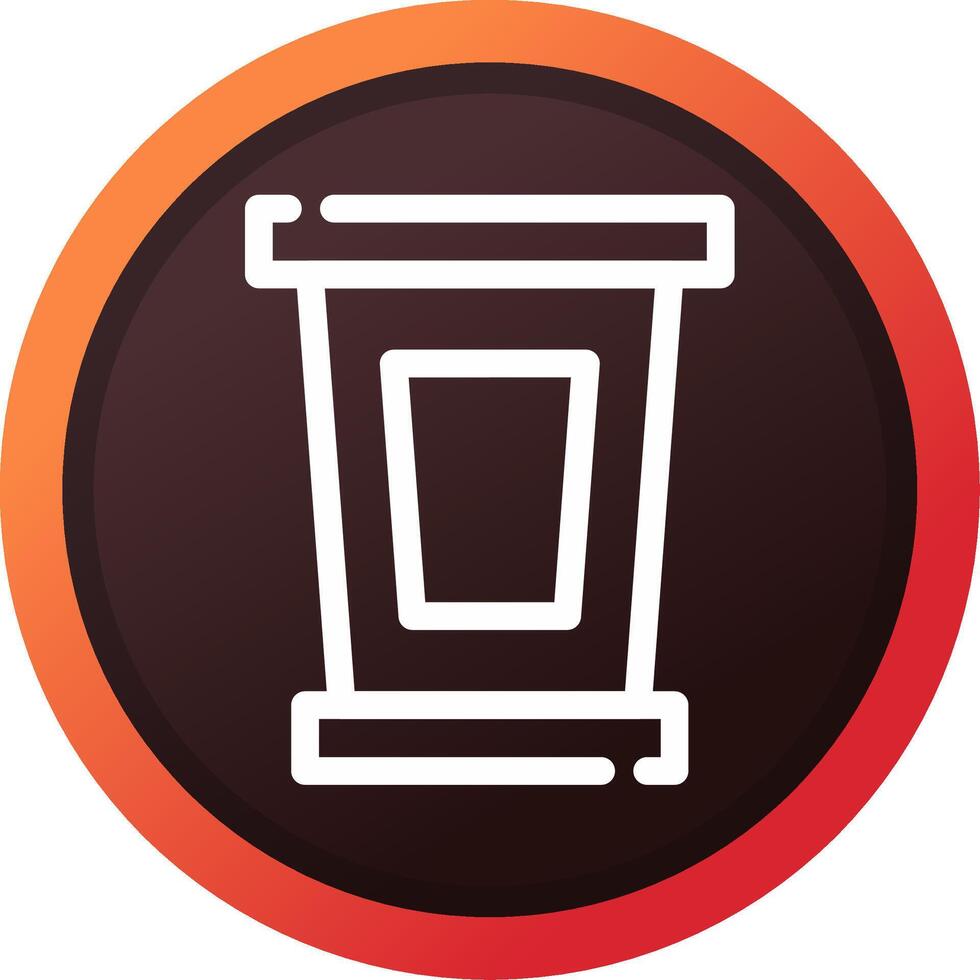 Witness Stand Creative Icon Design vector
