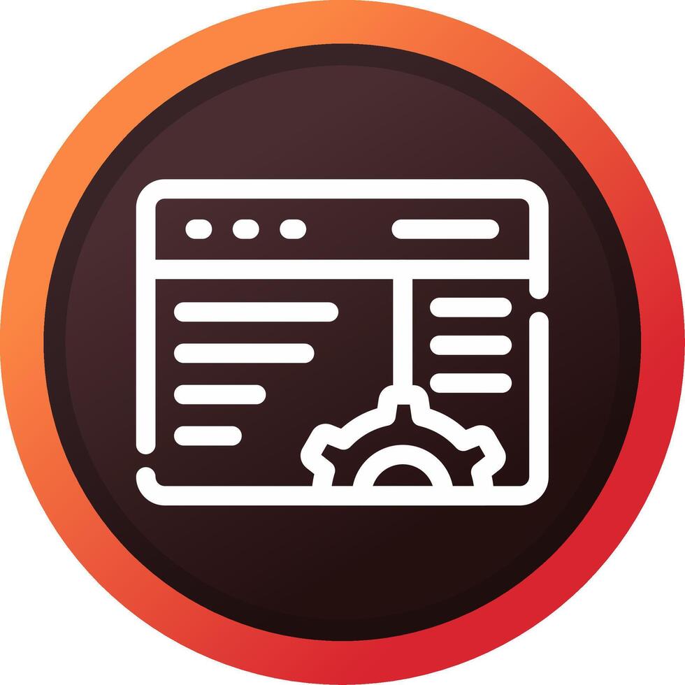 Browser Creative Icon Design vector