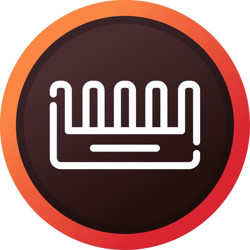 Comb Creative Icon Design vector
