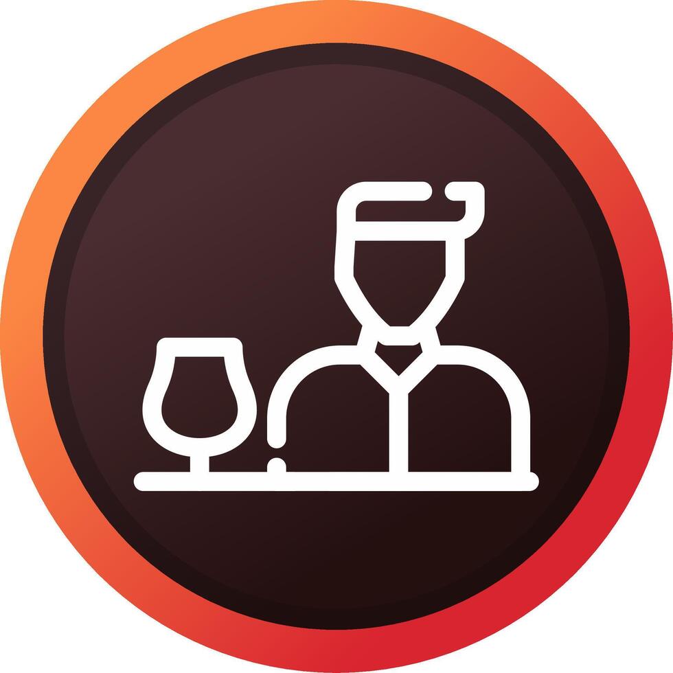 Bartender Creative Icon Design vector