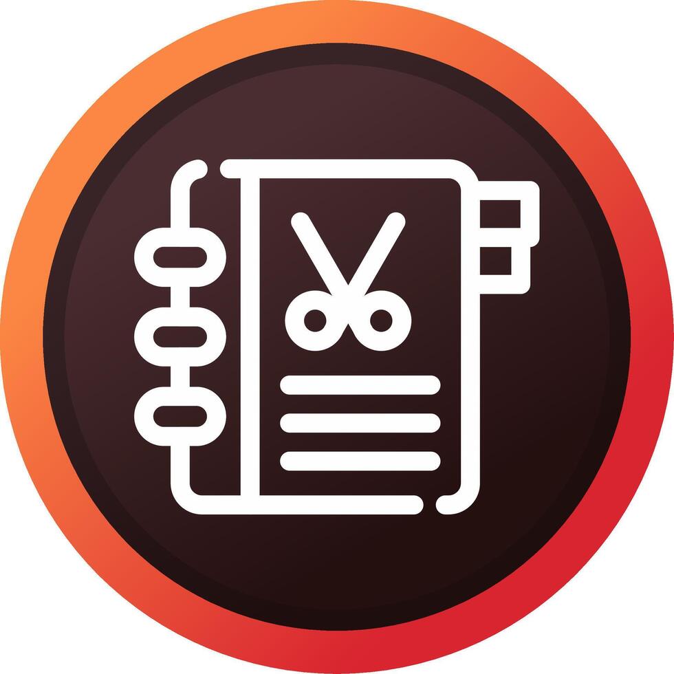 Agenda Creative Icon Design vector