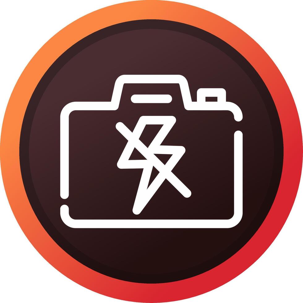 No Flash Creative Icon Design vector