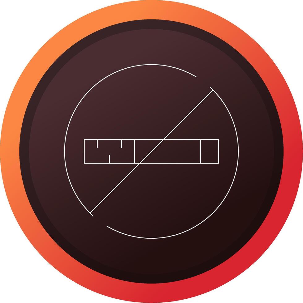 No Smoking Creative Icon Design vector