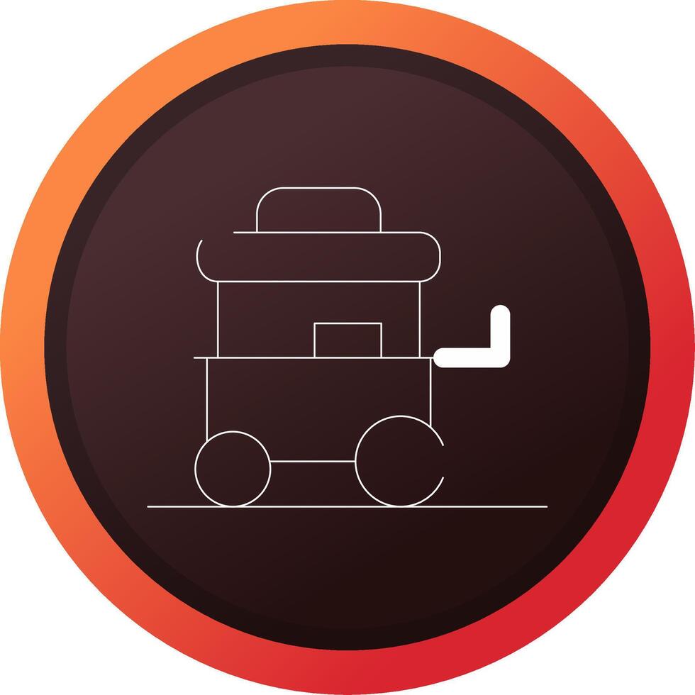 Food Cart Creative Icon Design vector