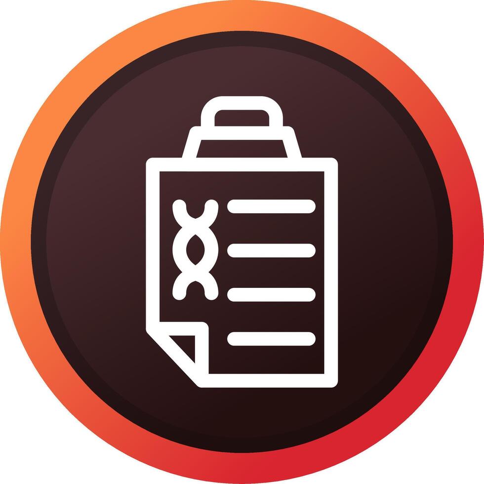 DNA Test Creative Icon Design vector