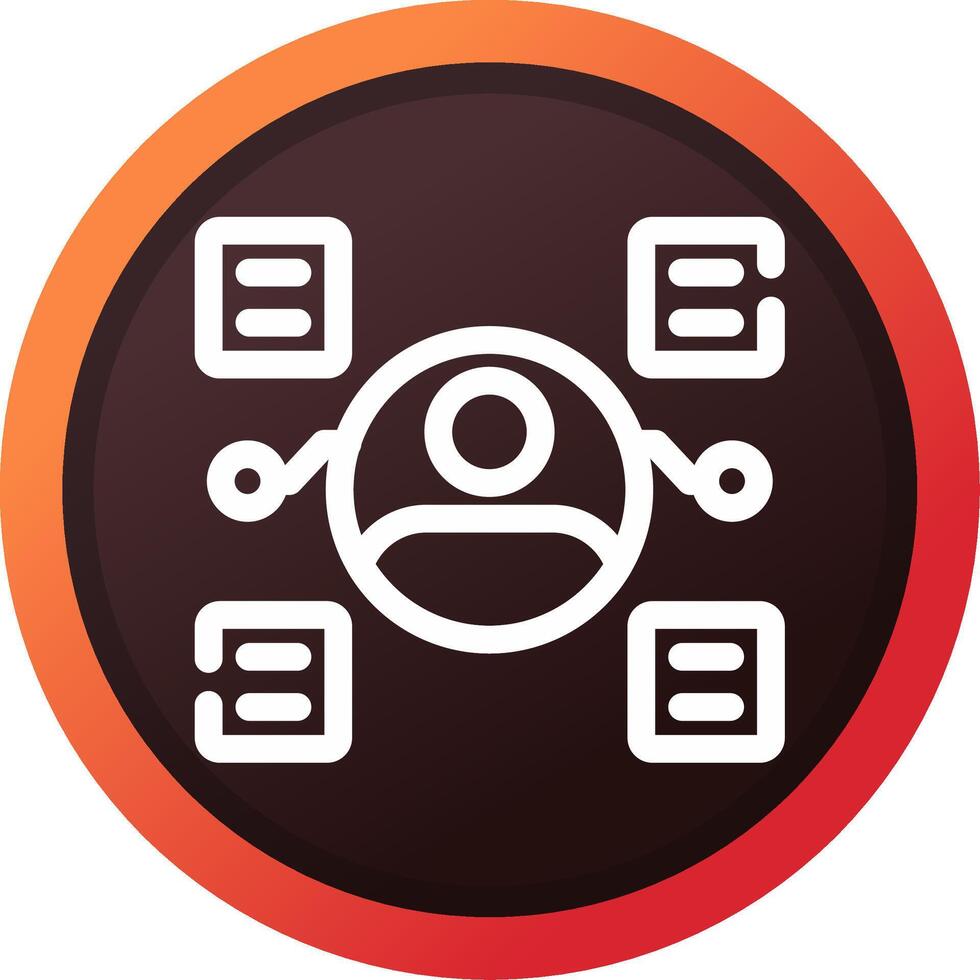 User Predictions Creative Icon Design vector