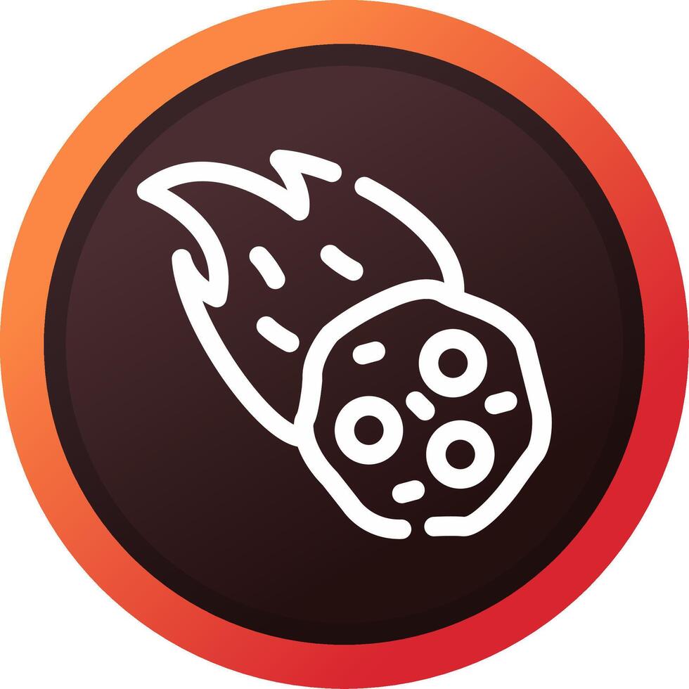 Meteor Creative Icon Design vector