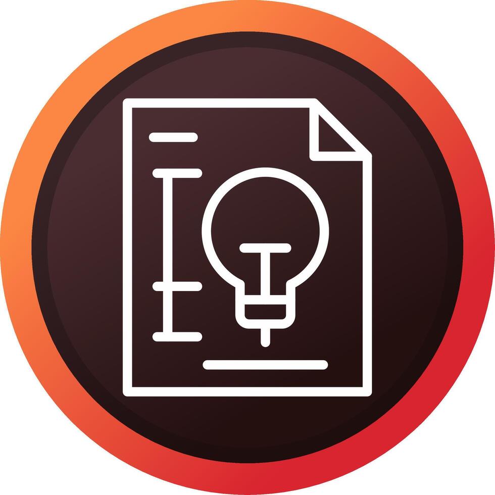 Patent Creative Icon Design vector