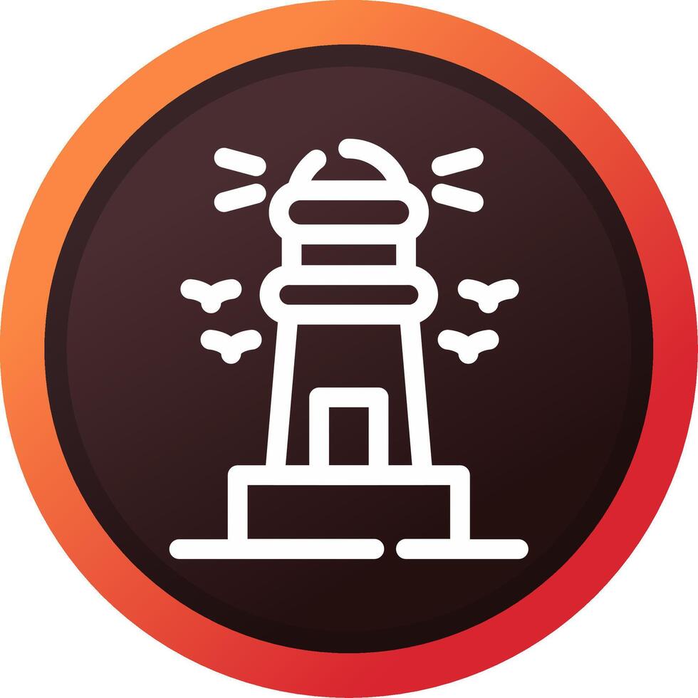 Lighthouse Creative Icon Design vector