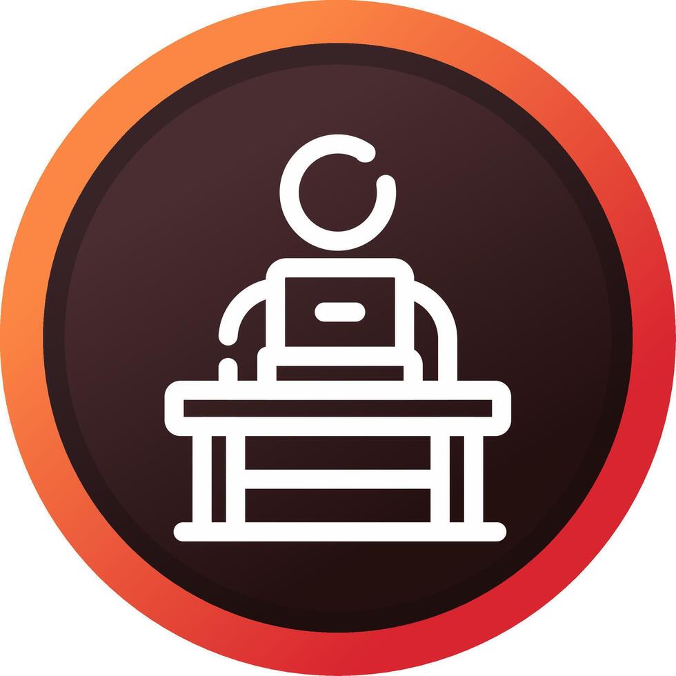 Work From Home Creative Icon Design vector