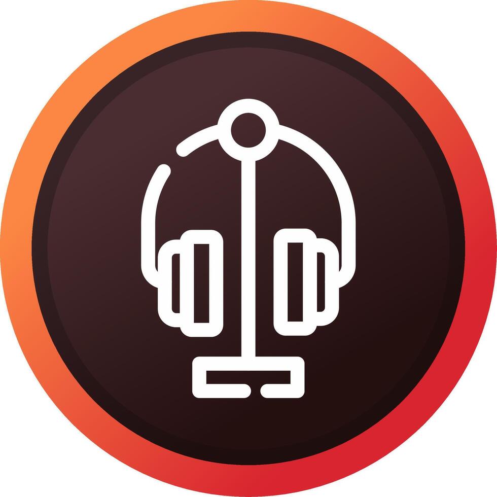 Headphone Creative Icon Design vector