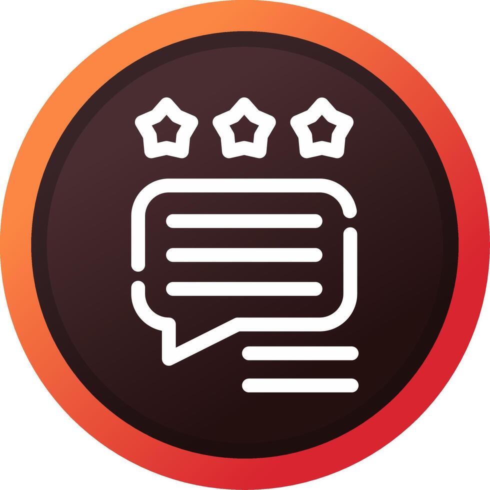Customer Reviews Creative Icon Design vector