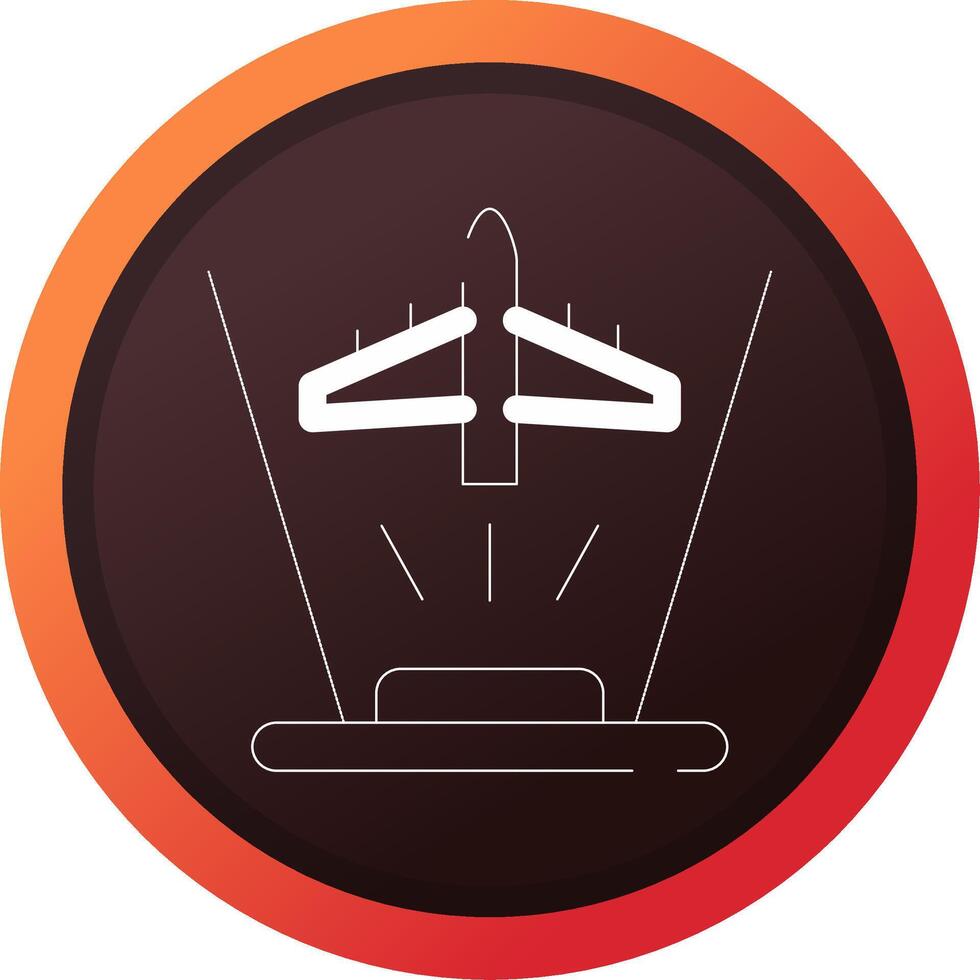 Ar Flight Training Creative Icon Design vector