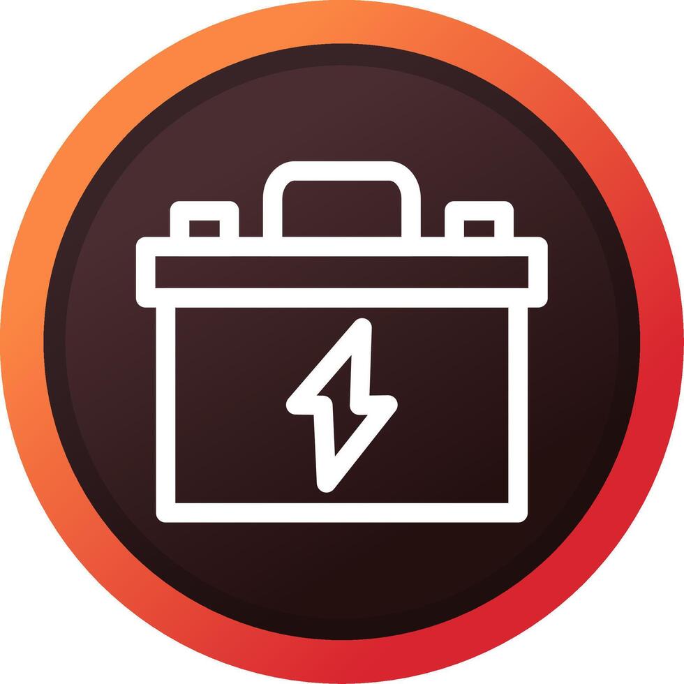 Battery Creative Icon Design vector