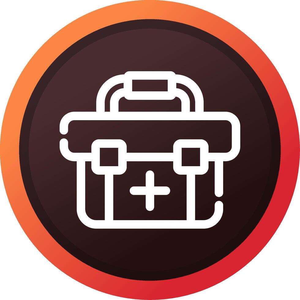 First Aid Kit Creative Icon Design vector