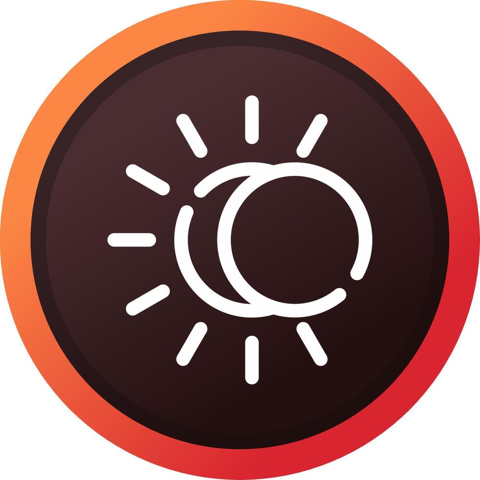 Eclipse Creative Icon Design vector
