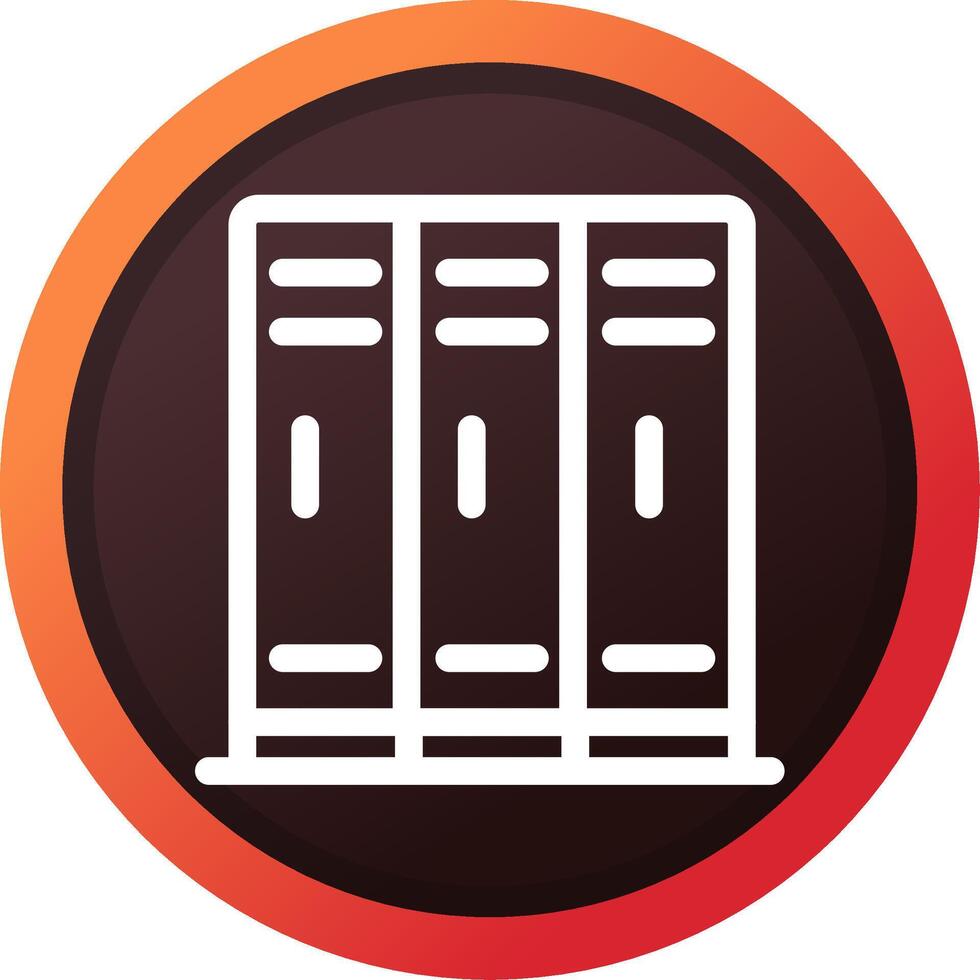 Lockers Creative Icon Design vector