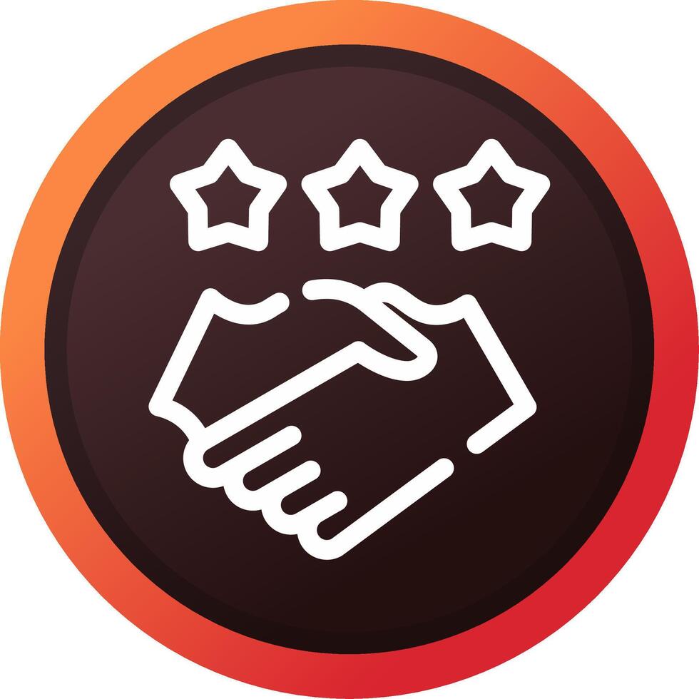Game Handshake Creative Icon Design vector