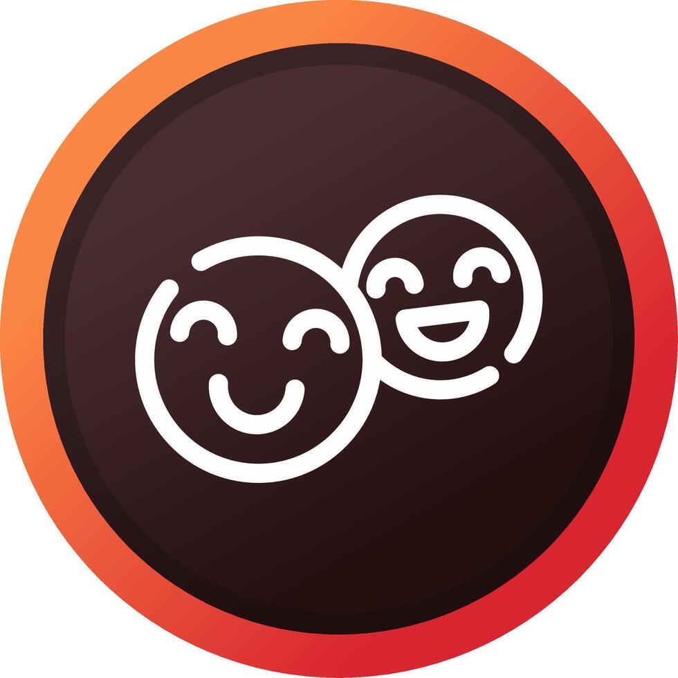 Happiness Creative Icon Design vector