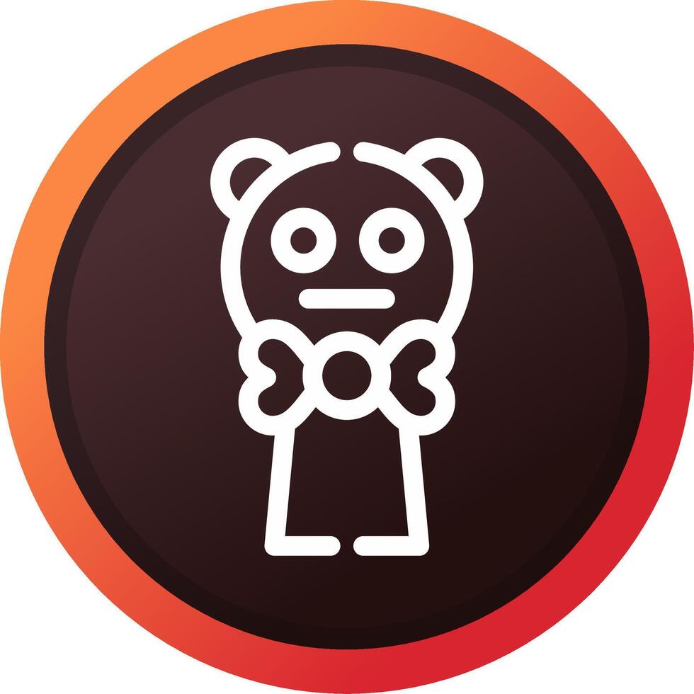 Line Brown Gradient Design vector